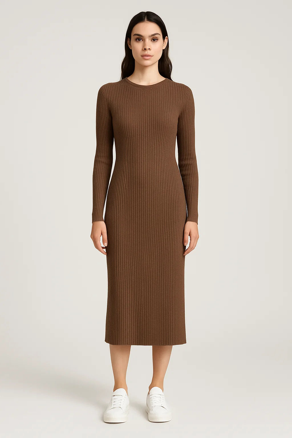 Tove - Ribbed Midi Dress